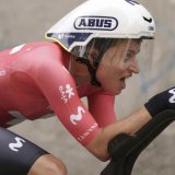 Une deuxième place finale au Giro pour Marlen Reusser KEYSTONE/AP/Marco Alpozzi